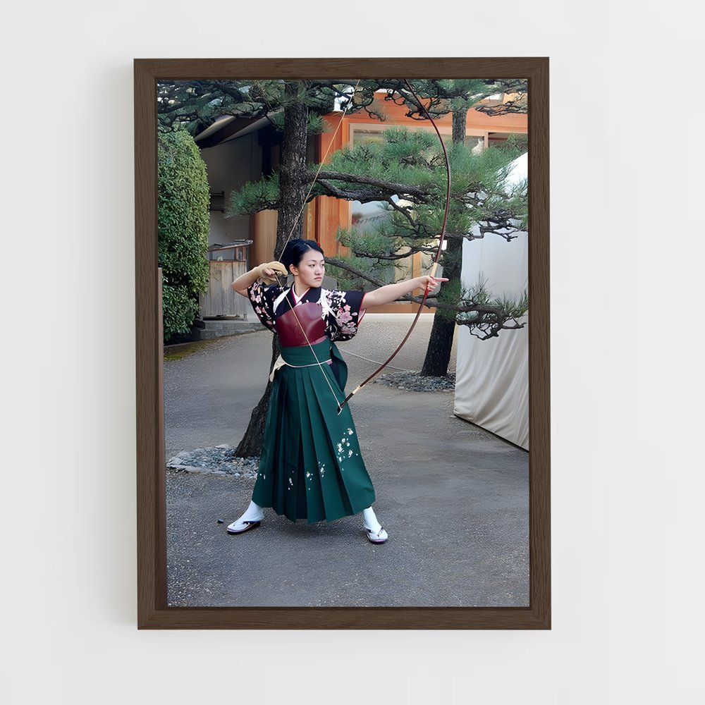Poster Kyudo japanese – affiche Tir à l’arc (vue 5)